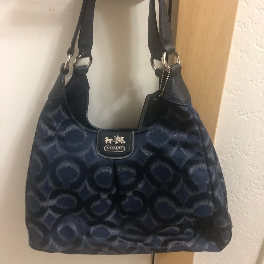 COACH Navy Purse